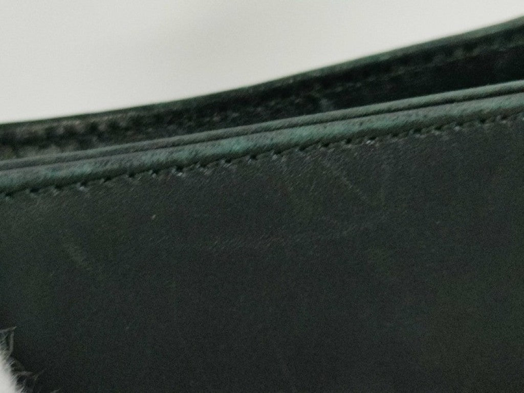 Salvatore Ferragamo フェラガモ ショルダーバッグ ヴァラ AB-21 0274 ブラック系 レザー レディース シルバー金具 美品