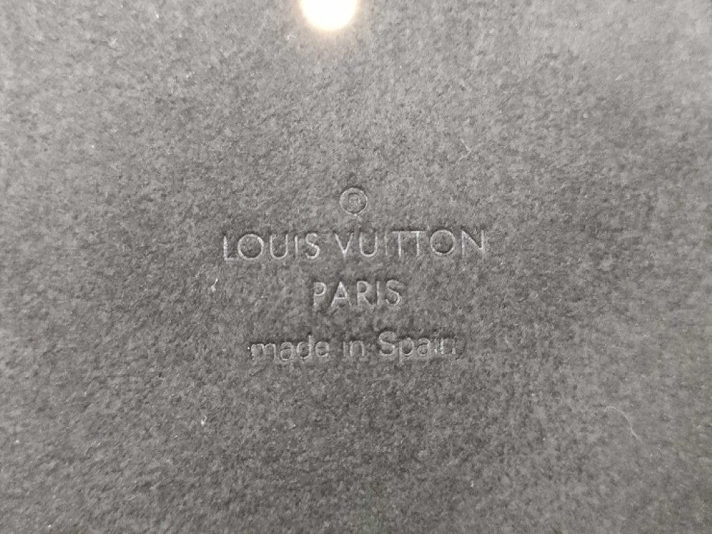LOUIS VUITTON ルイヴィトン スマホケース アイトランク M62618 ブラウン ブラック系 モノグラム ユニセックス iphone X用ケース ゴールド金具 美品