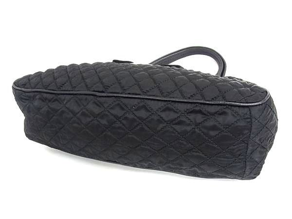 Salvatore Ferragamo フェラガモ ハンドバッグ ヴァラリボン 21 D919 ブラック系 ナイロン レディース シルバー金具 美品