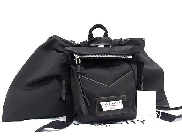 GIVENCHY ジバンシィ リュックサック ダウンタウン ミニ バックパック ウイング BB50BPBORT ブラック系 ナイロン レディース 新品未使用展示品