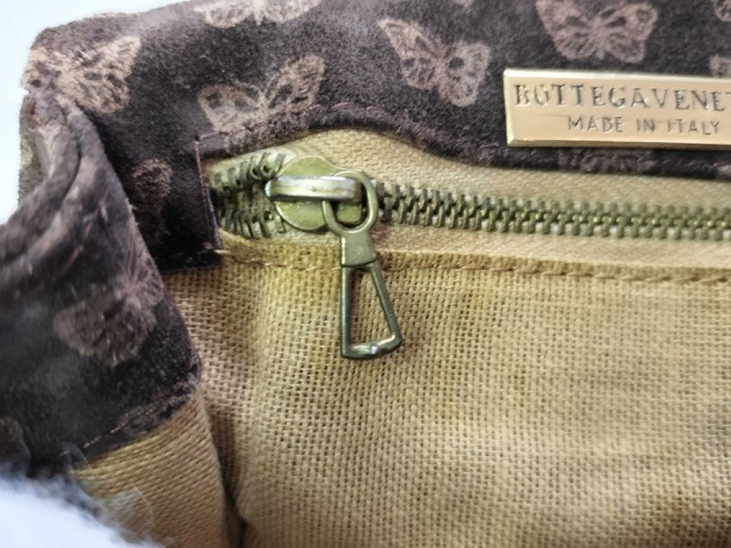 BOTTEGA VENETA ボッテガヴェネタ ショルダーバッグ ブラウン系 スエード レザー レディース バタフライ
