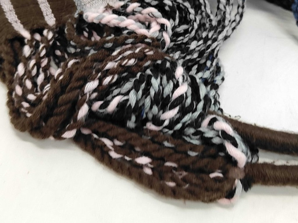 MARNI マルニ ハンドバッグ フラワーカフェ ハンモックバッグ マルチカラー系 キャンバス レザー レディース 美品