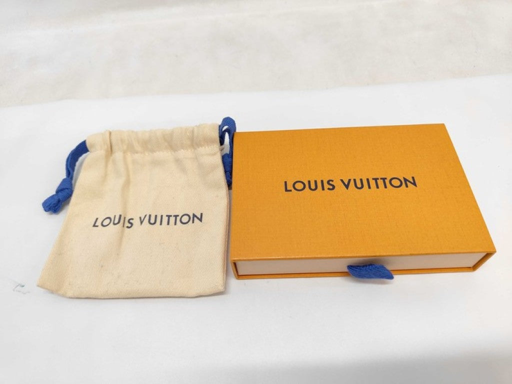 LOUIS VUITTON ルイヴィトン ブレスレット ブレスレット クリップ イット M8119 ブラック系 レザー ユニセックス シルバー金具 美品