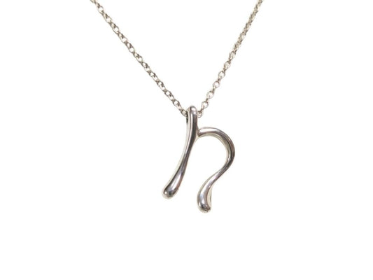 Tiffany&Co. ティファニー ネックレス レター N シルバー系 SV925 レディース 美品