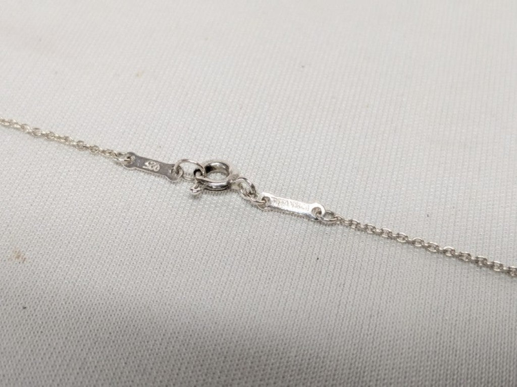 Tiffany&Co. ティファニー ネックレス レター N シルバー系 SV925 レディース 美品