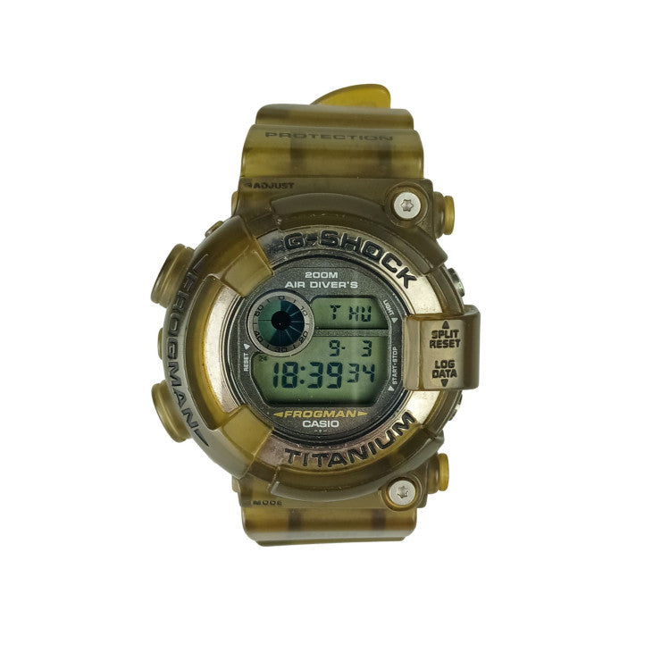 CASIO カシオ 腕時計 G-SHOCK フロッグマン DW-8200 クリア シルバー系 チタン 樹脂 メンズ デジタル クオーツ