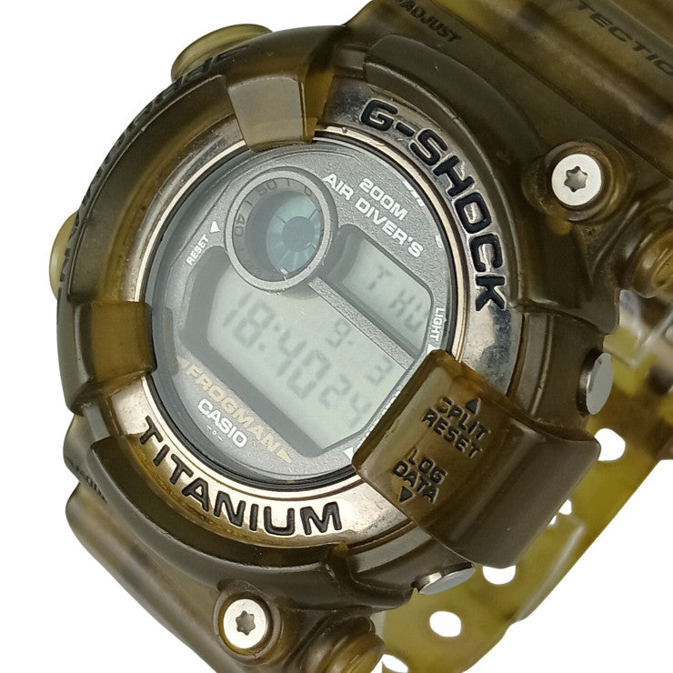 CASIO カシオ 腕時計 G-SHOCK フロッグマン DW-8200 クリア シルバー系 チタン 樹脂 メンズ デジタル クオーツ