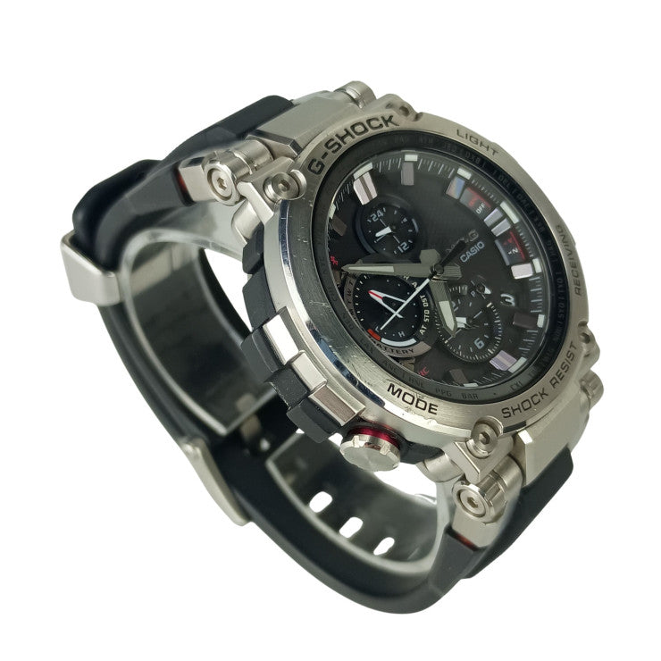 CASIO カシオ 腕時計 G-SHOCK MT-G MTG-B1000 Series MTG-B1000-1AJF シルバー ブラック系 ステンレス 樹脂 メンズ アナログ ソーラー 電波 美品