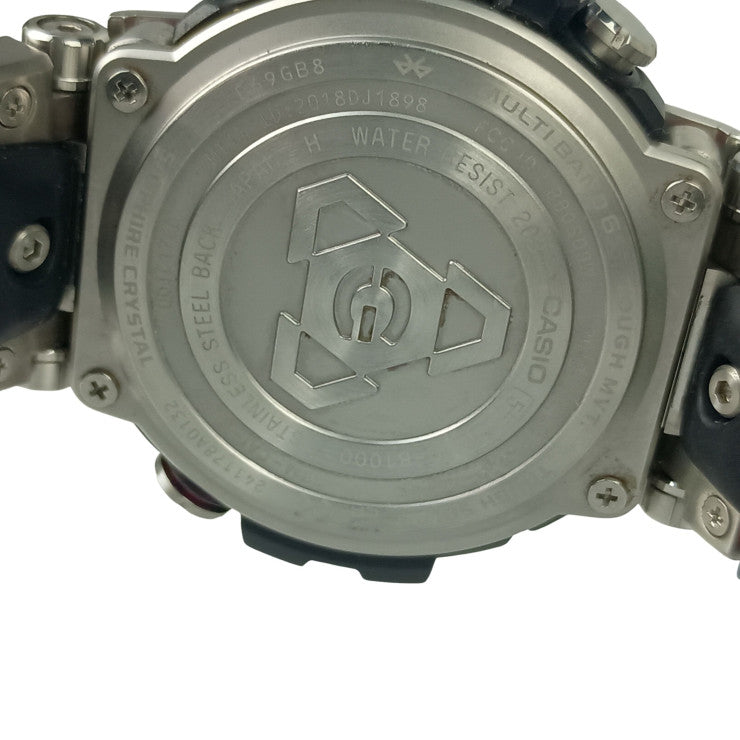CASIO カシオ 腕時計 G-SHOCK MT-G MTG-B1000 Series MTG-B1000-1AJF シルバー ブラック系 ステンレス 樹脂 メンズ アナログ ソーラー 電波 美品