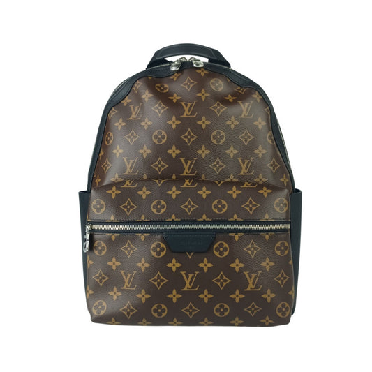 LOUIS VUITTON ルイヴィトン リュックサック ディスカバリー バックパック M46684 ブラウン系 モノグラム マカサー ユニセックス シルバー金具 美品