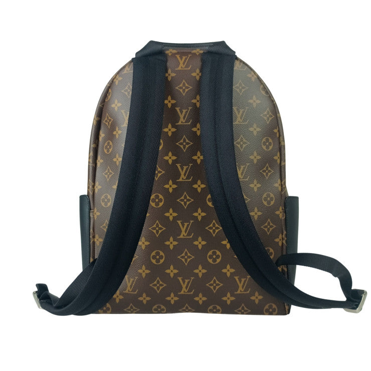 LOUIS VUITTON ルイヴィトン リュックサック ディスカバリー バックパック M46684 ブラウン系 モノグラム マカサー ユニセックス シルバー金具 美品