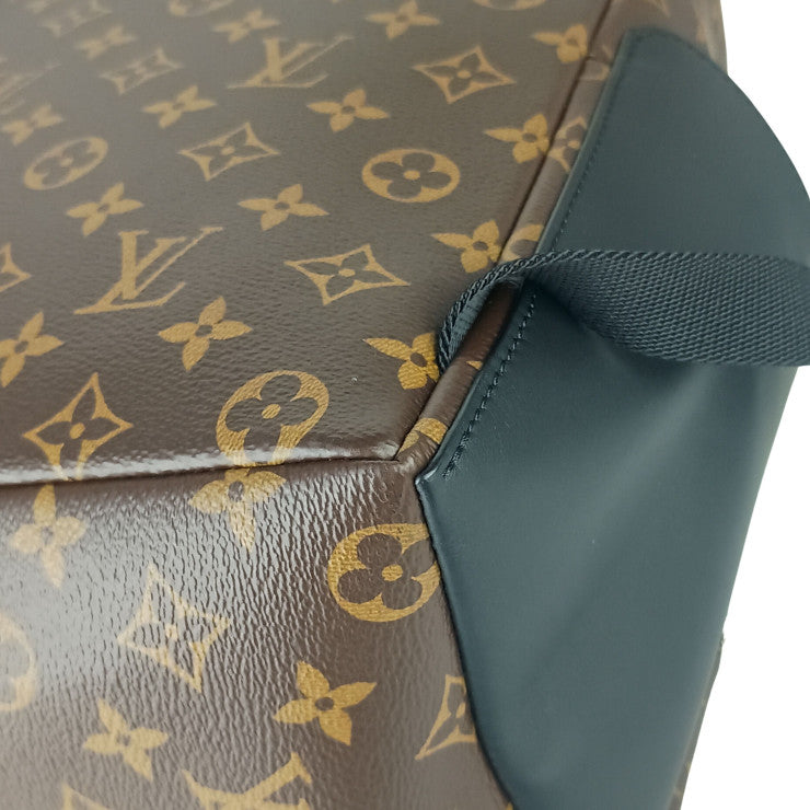 LOUIS VUITTON ルイヴィトン リュックサック ディスカバリー バックパック M46684 ブラウン系 モノグラム マカサー ユニセックス シルバー金具 美品
