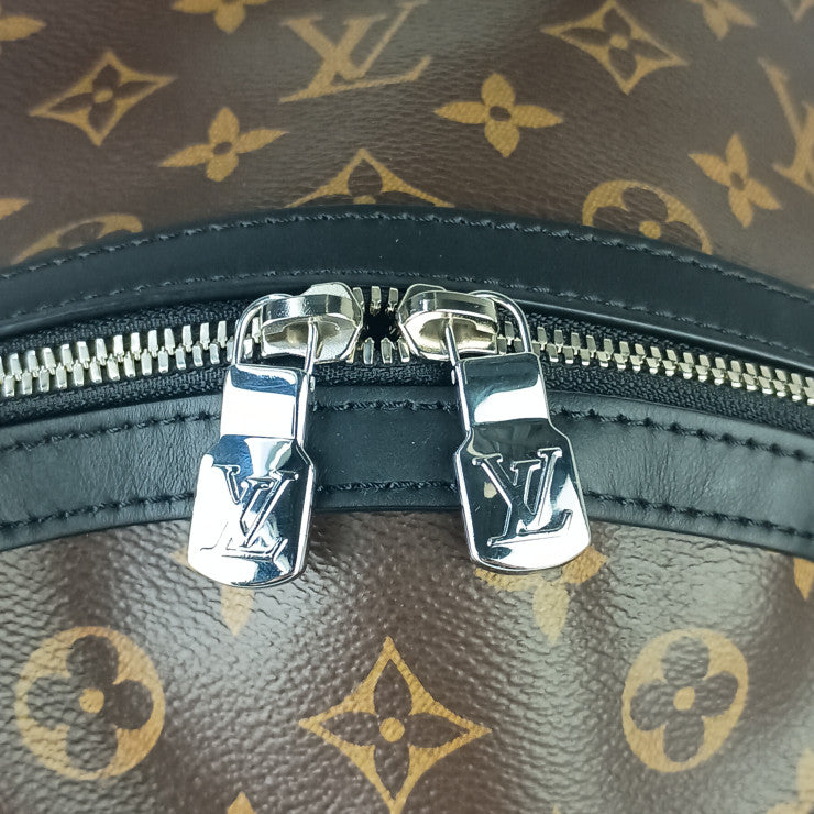 LOUIS VUITTON ルイヴィトン リュックサック ディスカバリー バックパック M46684 ブラウン系 モノグラム マカサー ユニセックス シルバー金具 美品