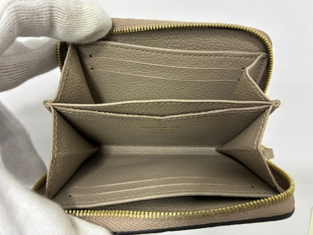 LOUIS VUITTON ルイヴィトン コインケース ジッピーコインパース M68696 トゥルトレール（ベージュ系） モノグラムアンプラント ユニセックス 美品