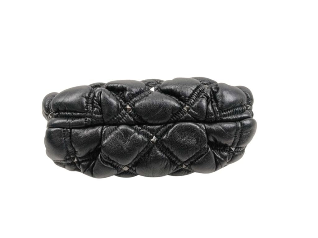 Valentino Garavani ヴァレンチノガラヴァーニ ショルダーバッグ スパイクミー WW9B0H79EFZ ブラック系 レザー レディース ロックスタッズ 超美品