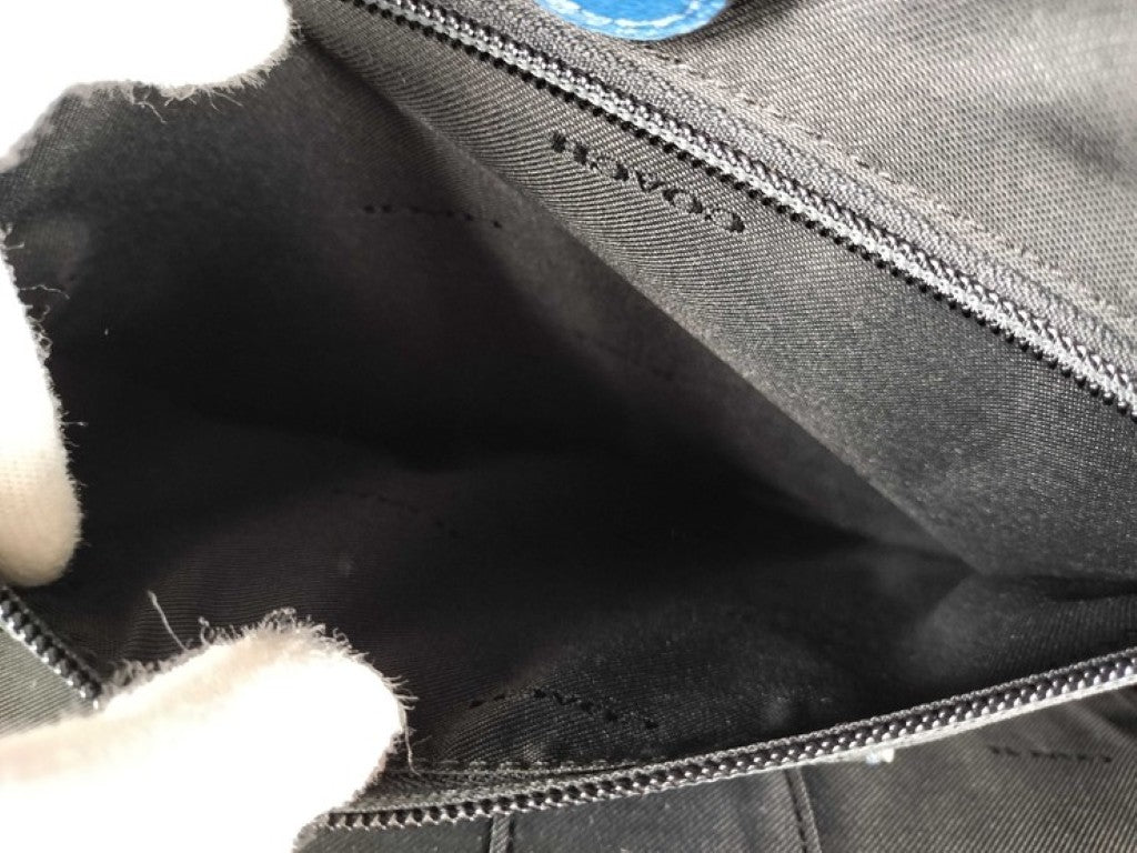 COACH コーチ リュックサック ケネディ 54857 ブルー系 レザー メンズ バックパック シルバー金具 美品