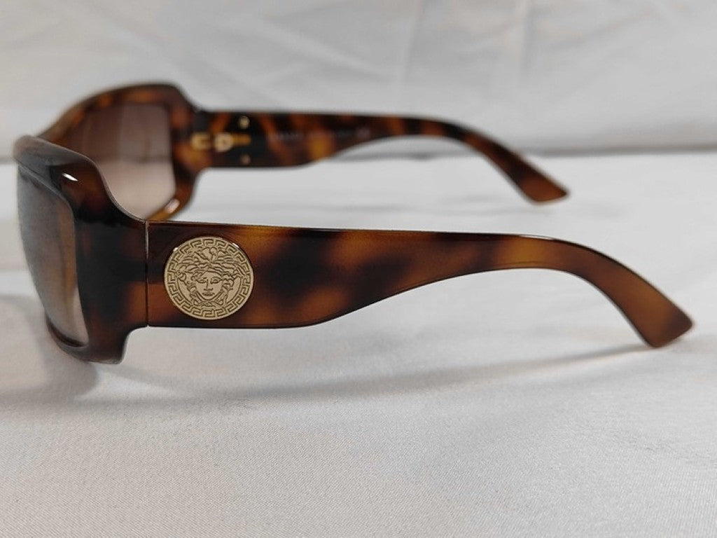 VERSACE ヴェルサーチェ サングラス メデューサ 4093 ブラウン系 プラスチック ユニセックス 美品