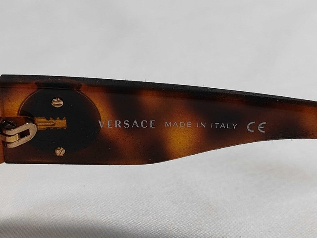 VERSACE ヴェルサーチェ サングラス メデューサ 4093 ブラウン系 プラスチック ユニセックス 美品
