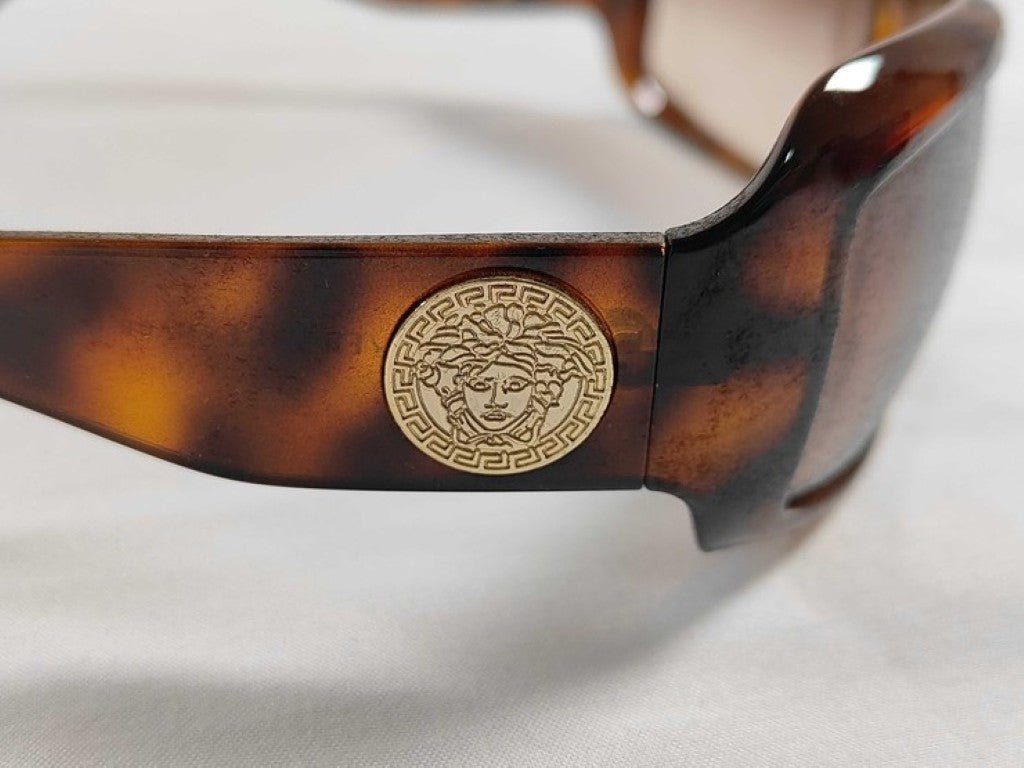 VERSACE ヴェルサーチェ サングラス メデューサ 4093 ブラウン系 プラスチック ユニセックス 美品