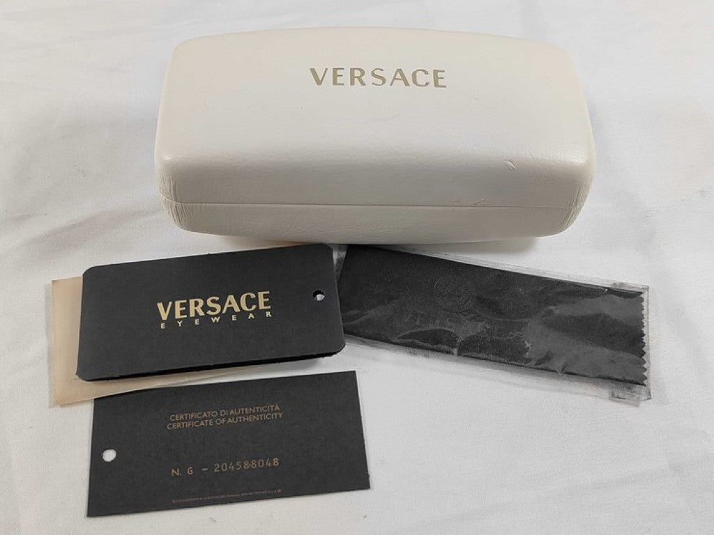 VERSACE ヴェルサーチェ サングラス メデューサ 4093 ブラウン系 プラスチック ユニセックス 美品