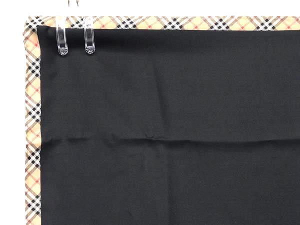 BURBERRY バーバリー スカーフ ポケットチーフ ZHG02 129 09 ブラック マルチカラー シルク100% レディース ノバチェック ハンカチーフ 超美品