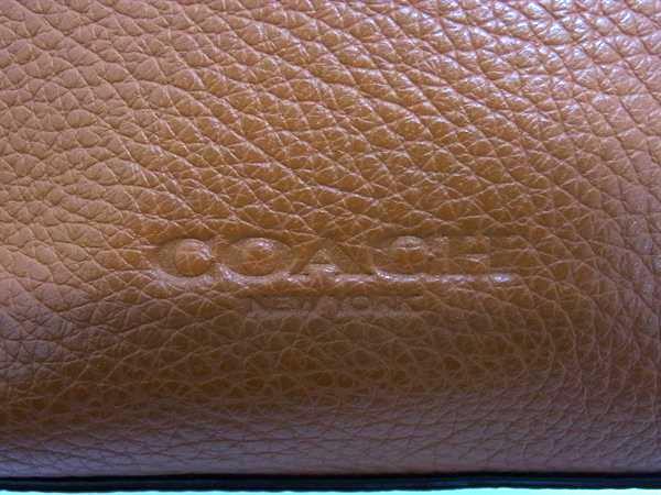 COACH コーチ ショルダーバッグ ハドソン フォーン ランヤード CB910 ブラウン系 レザー メンズ ポシェット 超美品