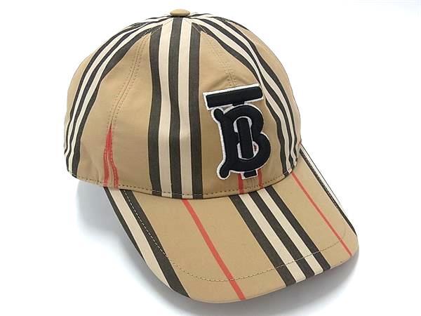 BURBERRY バーバリー ベースボールキャップ ヴィンテージチェック ベースボールキャップ 8026924 マルチカラー コットン100％ ユニセックス ノバチェック TBロゴ 美品
