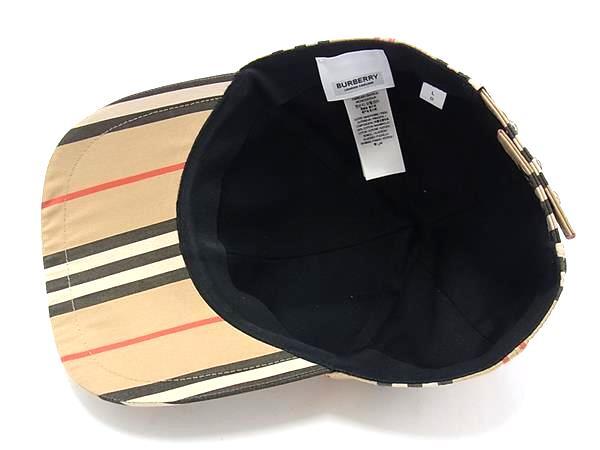 BURBERRY バーバリー ベースボールキャップ ヴィンテージチェック ベースボールキャップ 8026924 マルチカラー コットン100％ ユニセックス ノバチェック TBロゴ 美品
