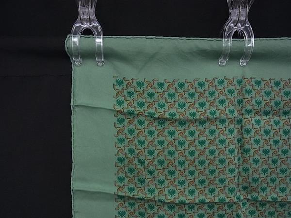 HERMES エルメス ハンカチーフ ポケットチーフ カレ42 マルチカラー シルク100% ユニセックス 総柄 プチカレ ガヴロッシュ 美品