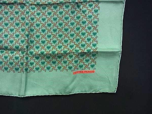 HERMES エルメス ハンカチーフ ポケットチーフ カレ42 マルチカラー シルク100% ユニセックス 総柄 プチカレ ガヴロッシュ 美品