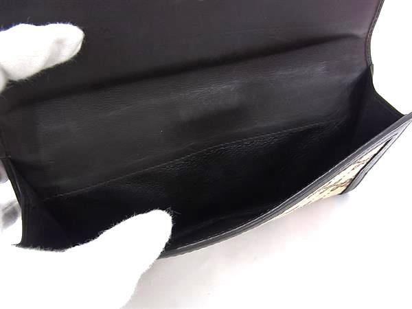GUCCI グッチ 長財布 インターロッキングG 269970 ブラウン GGキャンバス レザー レディース Wホック スタッズ 二つ折り