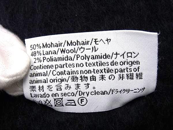 LOEWE ロエベ マフラー アナグラム ブラック モヘヤ50％×ウール48％×ナイロン×2％ レディース フリンジ 美品
