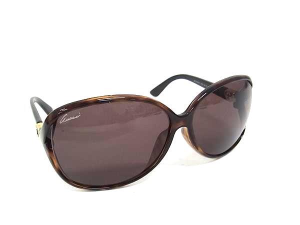 GUCCI グッチ サングラス GG柄 ラブリーハート GG3792/F/S ブラウン プラスチック レディース べっ甲調 美品