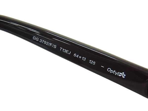 GUCCI グッチ サングラス GG柄 ラブリーハート GG3792/F/S ブラウン プラスチック レディース べっ甲調 美品