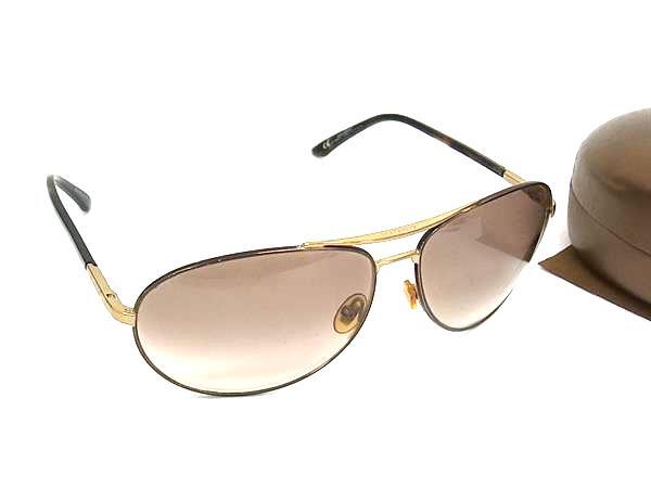 GUCCI グッチ サングラス ティアドロップ GG1889/S ゴールド クリアブラウン プラスチック メンズ