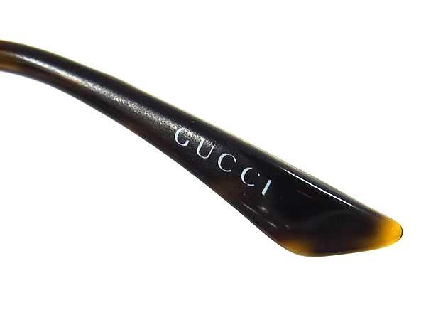 GUCCI グッチ サングラス ティアドロップ GG1889/S ゴールド クリアブラウン プラスチック メンズ