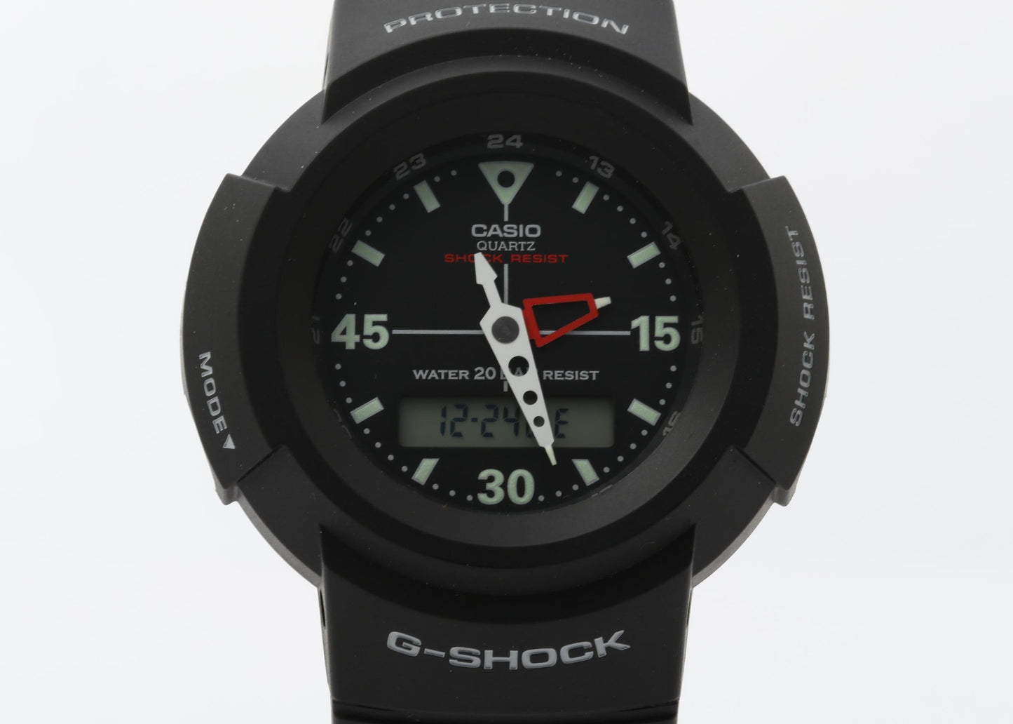 CASIO カシオ 時計 GSHOCK ANALOGDIGITAL AW500 SERIES AW500E1EJF ブラック 樹脂 メンズ アナデジ 新品未使用展示品