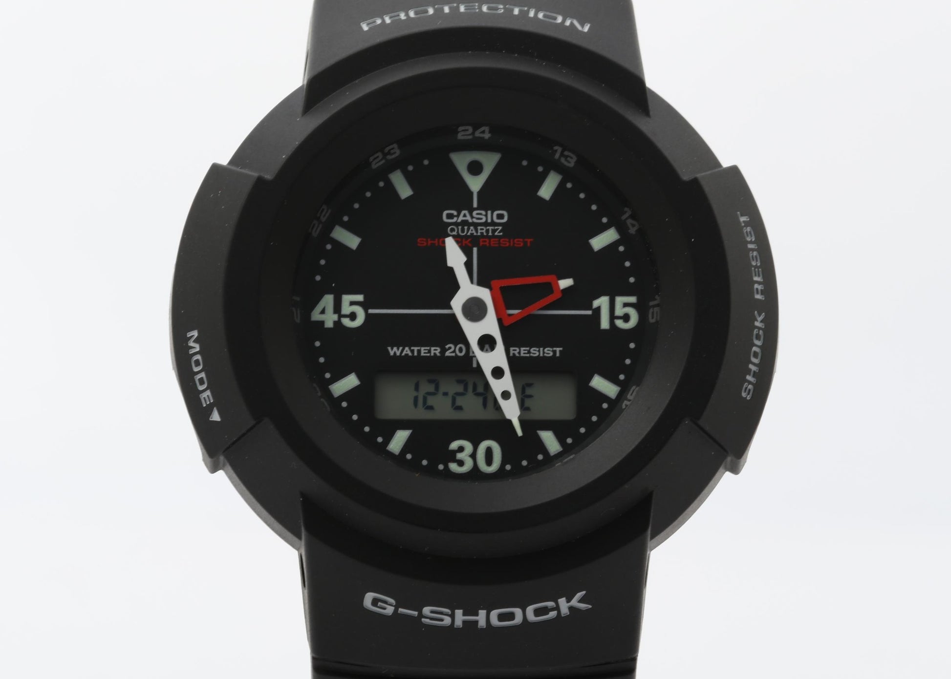 CASIO カシオ 時計 GSHOCK ANALOGDIGITAL AW500 SERIES AW500E1EJF ブラック 樹脂 メンズ アナデジ 新品未使用展示品