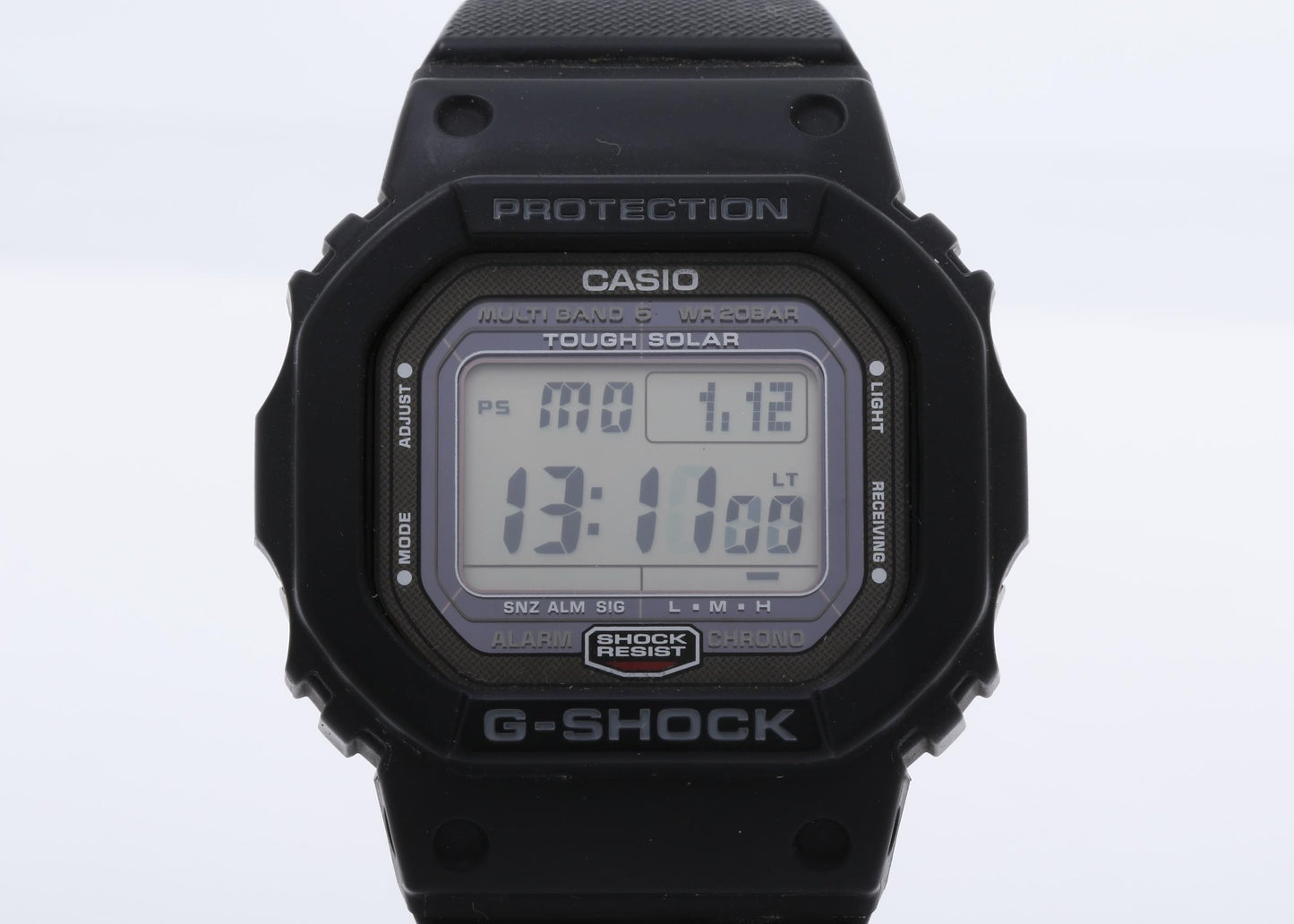 CASIO カシオ 時計 GSHOCK DIGITAL 5000 SERIES GW5000U ブラック ステンレススチール／樹脂 メンズ デジタル 美品
