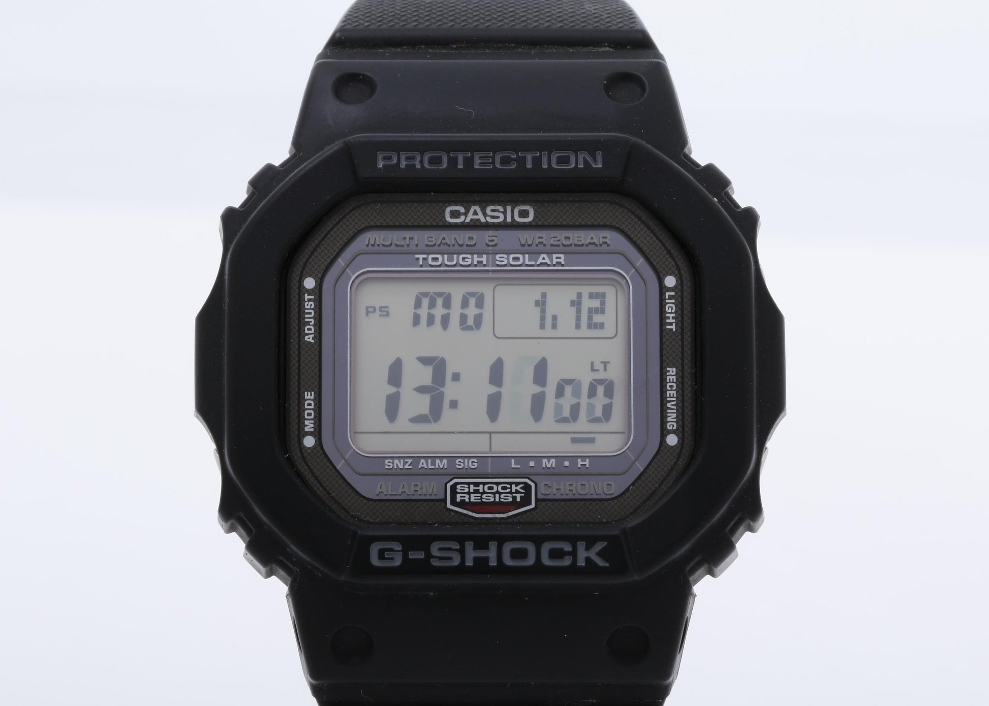 CASIO カシオ 時計 GSHOCK DIGITAL 5000 SERIES GW5000U ブラック ステンレススチール／樹脂 メンズ デジタル 美品