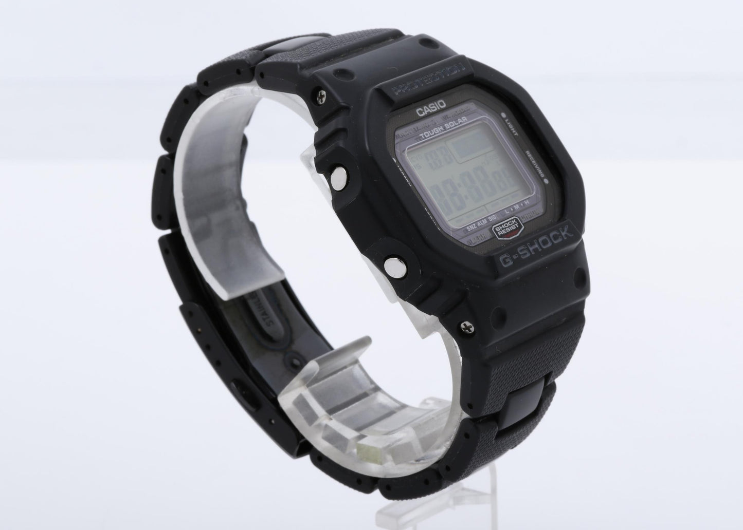 CASIO カシオ 時計 GSHOCK DIGITAL 5000 SERIES GW5000U ブラック ステンレススチール／樹脂 メンズ デジタル 美品
