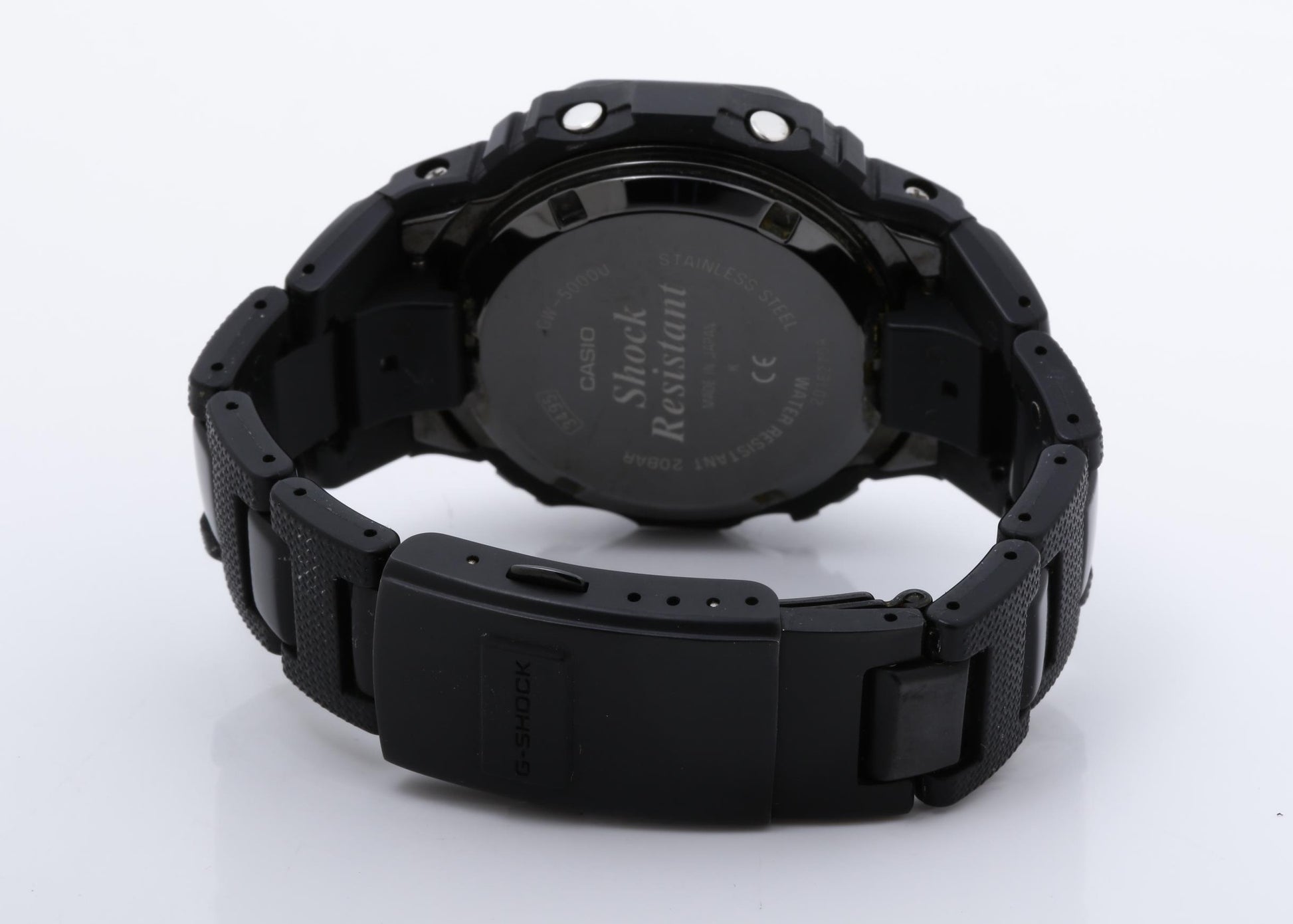 CASIO カシオ 時計 GSHOCK DIGITAL 5000 SERIES GW5000U ブラック ステンレススチール／樹脂 メンズ デジタル 美品