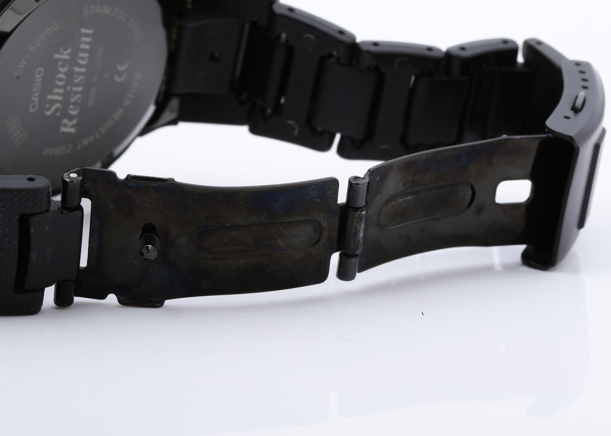 CASIO カシオ 時計 GSHOCK DIGITAL 5000 SERIES GW5000U ブラック ステンレススチール／樹脂 メンズ デジタル 美品