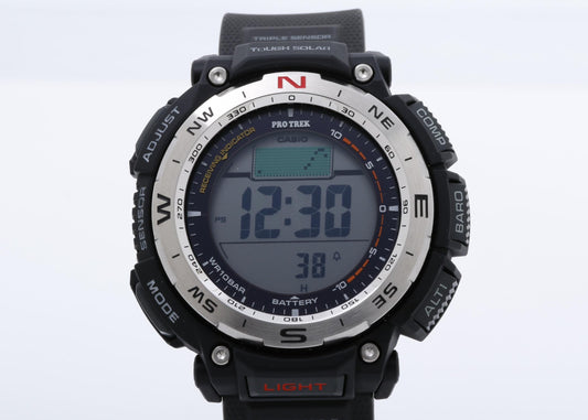 CASIO カシオ 時計 プロトレック Climber Line PRW34001JF ブラック シルバー 樹脂（バイオマス）／ステンレススチール メンズ デジタル 新古未使用展示品