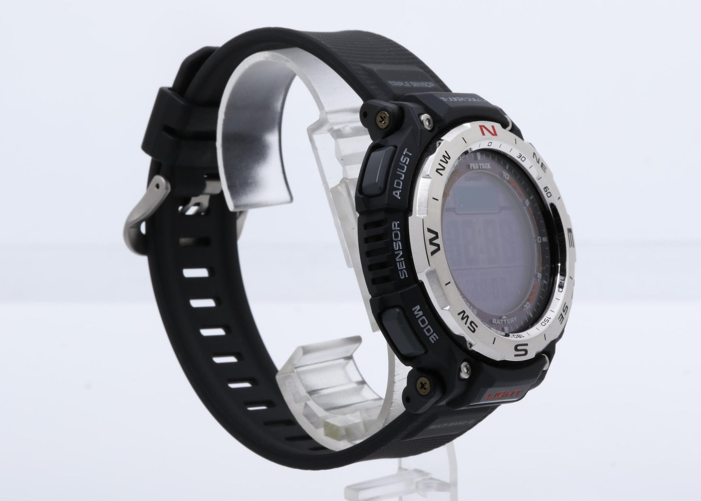 CASIO カシオ 時計 プロトレック Climber Line PRW34001JF ブラック シルバー 樹脂（バイオマス）／ステンレススチール メンズ デジタル 新古未使用展示品