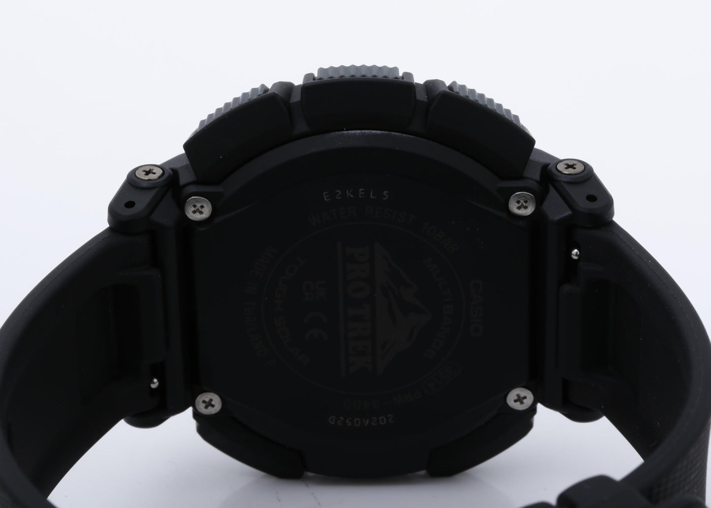 CASIO カシオ 時計 プロトレック Climber Line PRW34001JF ブラック シルバー 樹脂（バイオマス）／ステンレススチール メンズ デジタル 新古未使用展示品