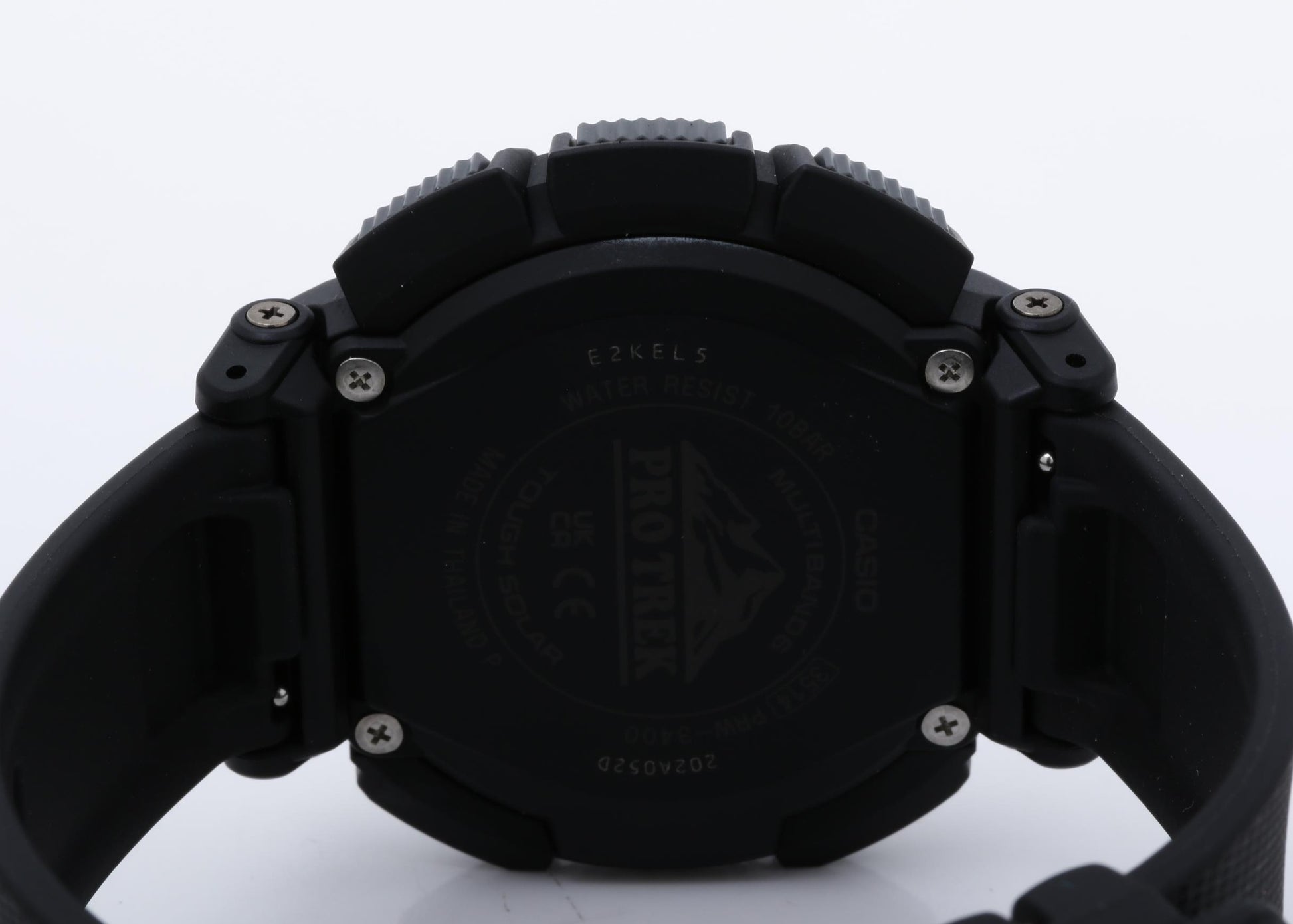 CASIO カシオ 時計 プロトレック Climber Line PRW34001JF ブラック シルバー 樹脂（バイオマス）／ステンレススチール メンズ デジタル 新古未使用展示品