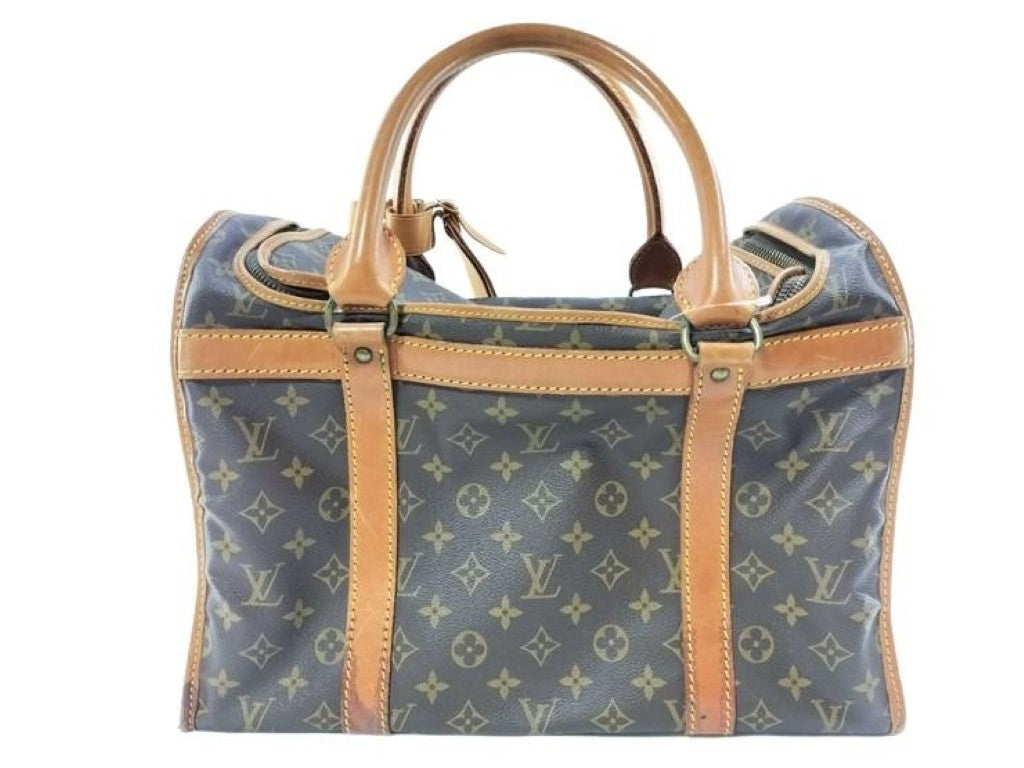 LOUIS VUITTON ルイヴィトン ボストンバッグ サックシヤン40 M42024 ブラウン系 モノグラム ユニセックス ハンドバッグ ペットキャリー