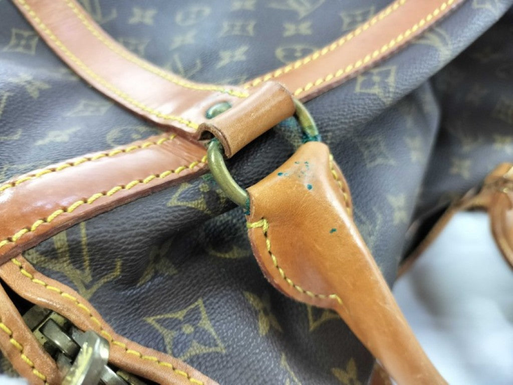 LOUIS VUITTON ルイヴィトン ボストンバッグ サックシヤン40 M42024 ブラウン系 モノグラム ユニセックス ハンドバッグ ペットキャリー