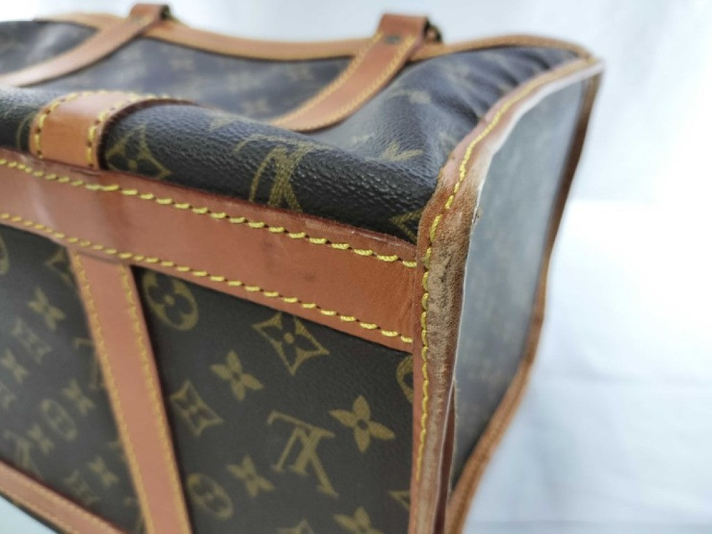 LOUIS VUITTON ルイヴィトン ボストンバッグ サックシヤン40 M42024 ブラウン系 モノグラム ユニセックス ハンドバッグ ペットキャリー